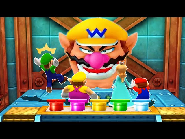 Mario Party The Top 100 Minigames - Mario Vs Luigi Vs Wario Vs Rosalina (Master Difficulty)