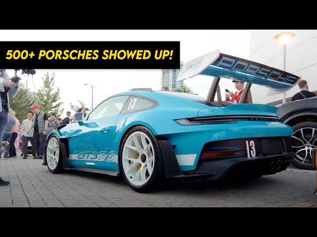 Biggest Porsche Meet in Toronto! | $75,000,000+ worth of Porsches