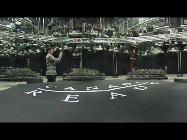 On the set of Canada Reads at CBC HQ in Toronto