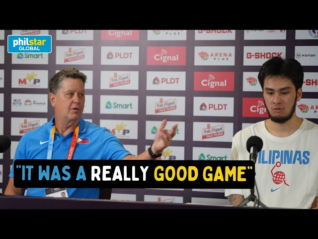 Tim Cone at Kai Sotto sa panalo ng Gilas Pilipinas kontra New Zealand