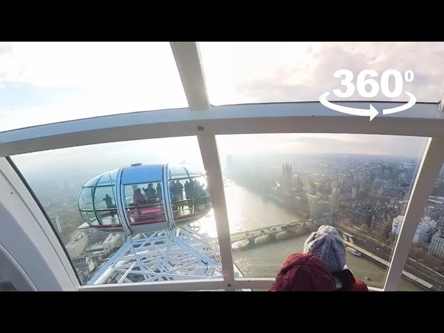 Inside London Eye View - 360 Video