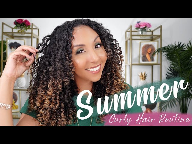 SUMMER Curly Hair Routine! | BiancaReneeToday