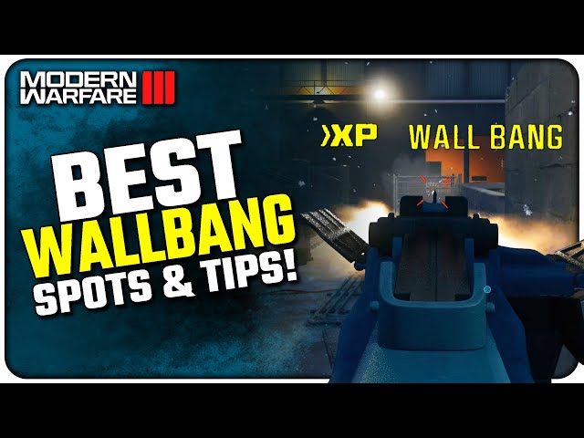 How to get Easy Bullet Penetration Kills in MWIII! | (Wall Bang Tips)