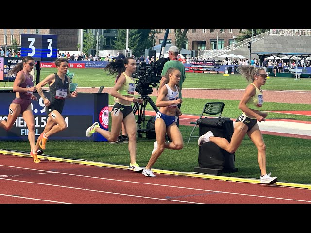 Women’s 1500m FINAL 2024 U.S. Olympic Trials - MEET RECORD!!!