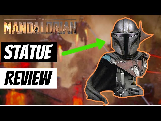 The Mandalorian 1/2 Scale Statue Bust Unboxing and Review By Diamond Select Toys