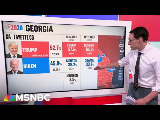 Kornacki: If all goes according to plan, we are going to get a ton of votes from Georgia very fast