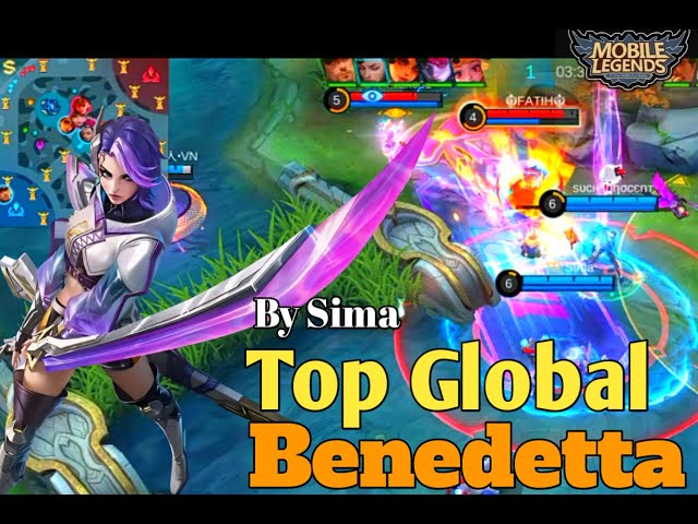 Swift and Deadly!! Gameplay Top Global Benedetta - Mobile Legends