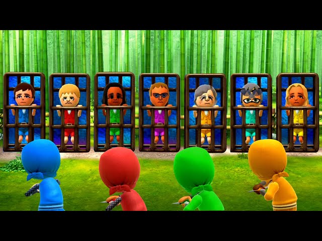 Wii Party U - All Mii Characters (Master Difficulty)