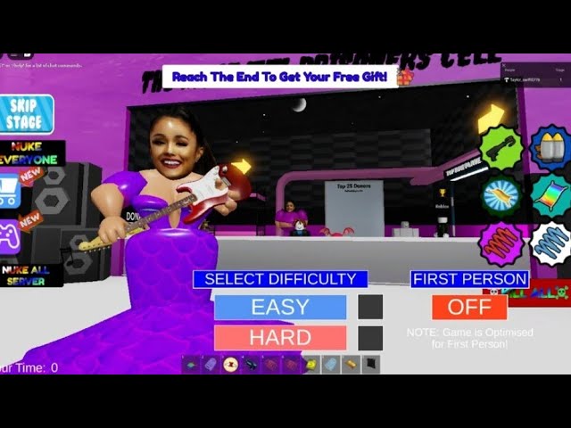 NEW ARIANA GRANDE BARRY'S PRISON RUN OBBY Gameplay #roblox #scaryobby #gaming #obby #viralvideo