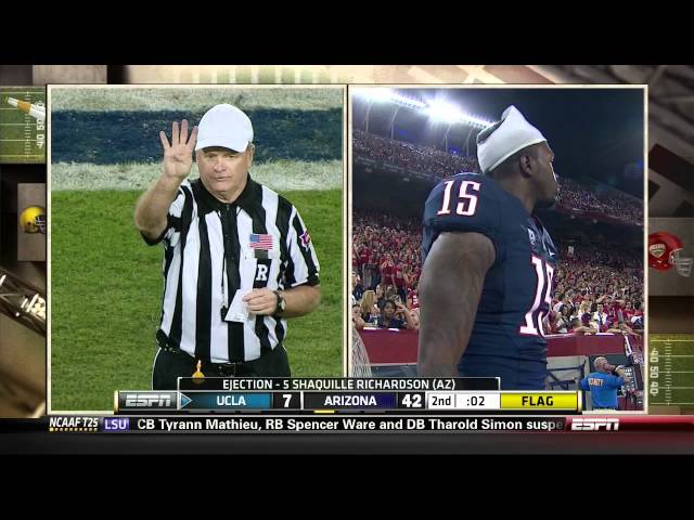 UCLA at Arizona Fake Ref and Fight