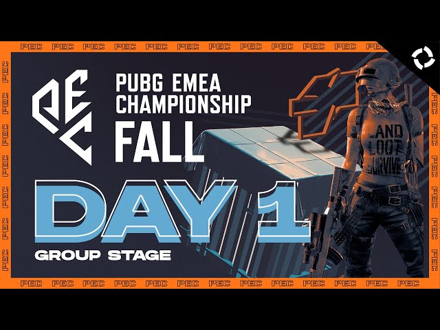 PUBG EMEA Championship: Fall // Group Stage - Day 1