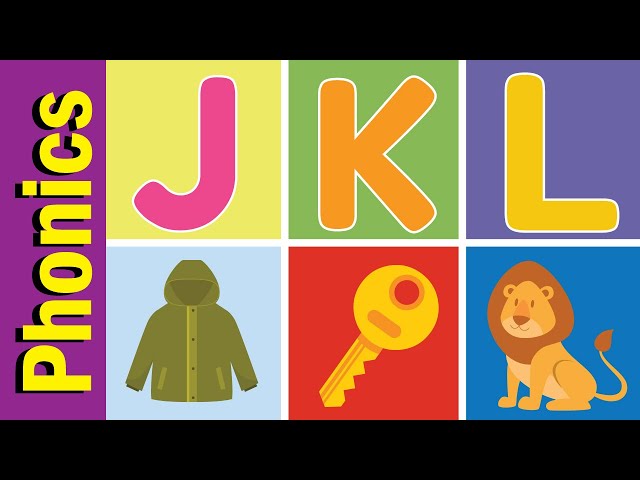 J K L Phonics Chant for Children | English Pronunciation for Children | Fun Kids English