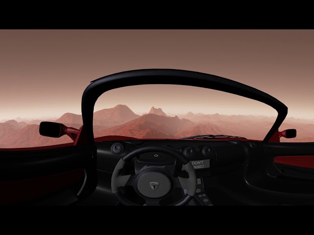 Elon Musk's Tesla Roadster arrives at Mars | Video 360