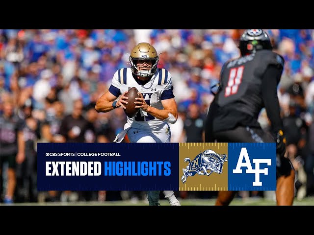 Navy Midshipmen vs. Air Force Falcons: Extended Highlights