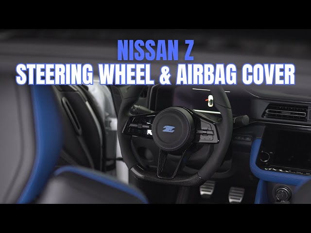 Nissan Z Custom Steering Wheel and Airbag Cover Install | JDMuscle