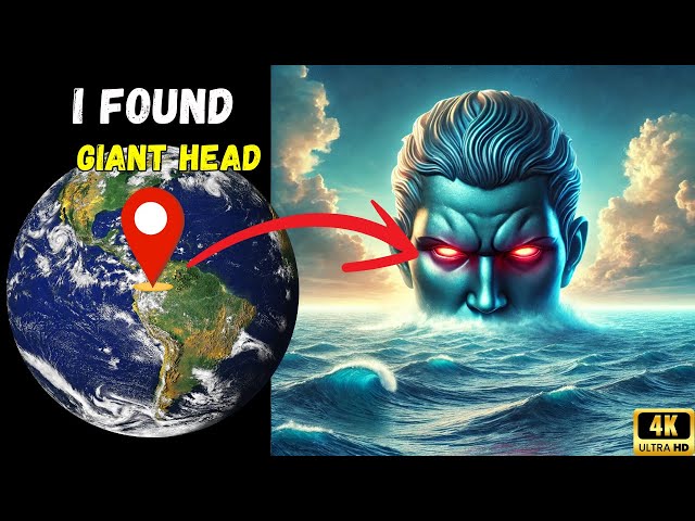 I Found Scary Giant Heads on Google Maps and Google Earth 🌎 #earth #pencarijejakin