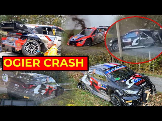 🇪🇺 WRC Central European Rally 2024 | Sebastien OGIER CRASH ❌ OUT WRC CHAMPION TITLE | Best OF