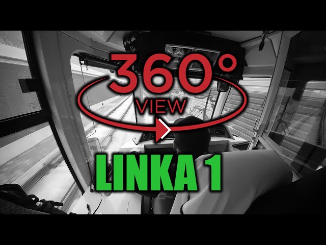 360° Linka 1 Brno -- Bystrc, Ečerova - Řečkovice [Vario LF2R.E+LFR.E] [Tram Cab View]