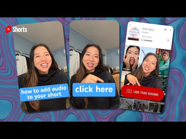 How to add audio to your YouTube #shorts