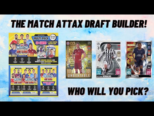 The Topps Match Attax Draft Builder! Can this beat our Adrenalyn squads?!