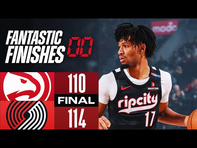 Final 4:12 WILD ENDING Hawks vs Trail Blazers 👀 | November 17, 2024