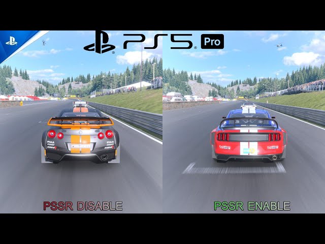 GRAN TURISMO 7 | PS5 PRO | PSSR COMPARISON ENABLE AND DISABLE UPDATE 1.54 |