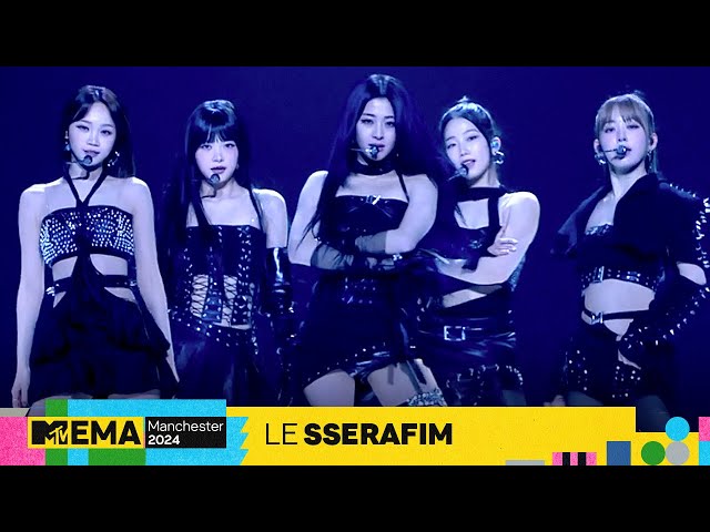 LE SSERAFIM - "Chasing Lightning" / "Crazy" | 2024 EMAs