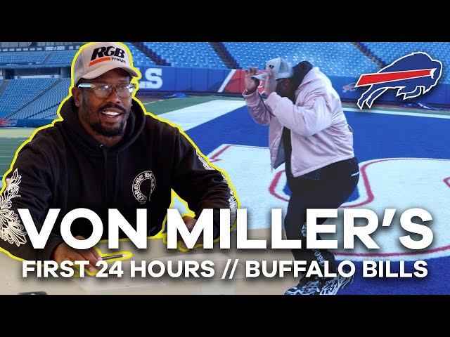 Von Miller's First 24 Hours as a Buffalo Bill!