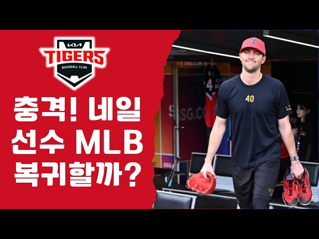 KS 우승 주역 네일, MLB 선발 제안받나? 기아 타이거즈 잔류 불투명...애덤 올라 영입설 진실은? | 야구 뉴스