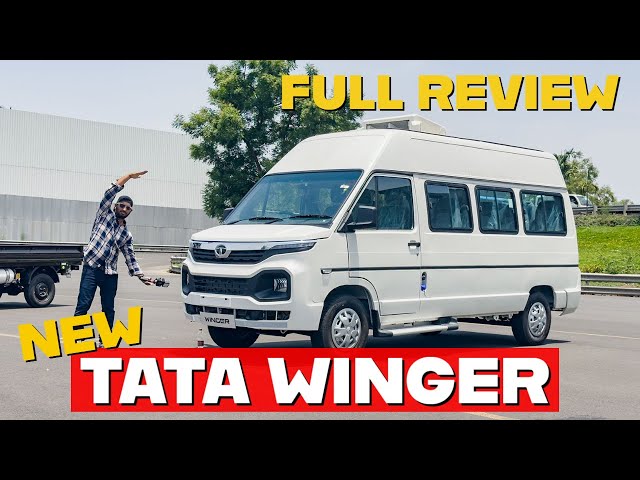 New Tata winger bs6 phase 2 obd | walkaround and review of Maharaja seats comfort @tatamotors