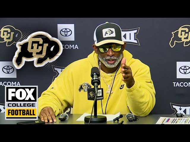 Press Conference: Deion Sanders previews Colorado vs. Texas Tech | CFB on FOX