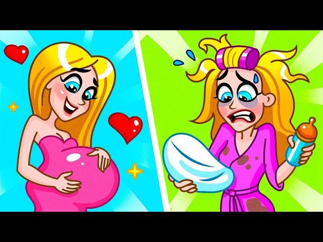 🥑 Avocado's Pregnancy: Rich vs Poor, Expectation vs Reality! 🤰