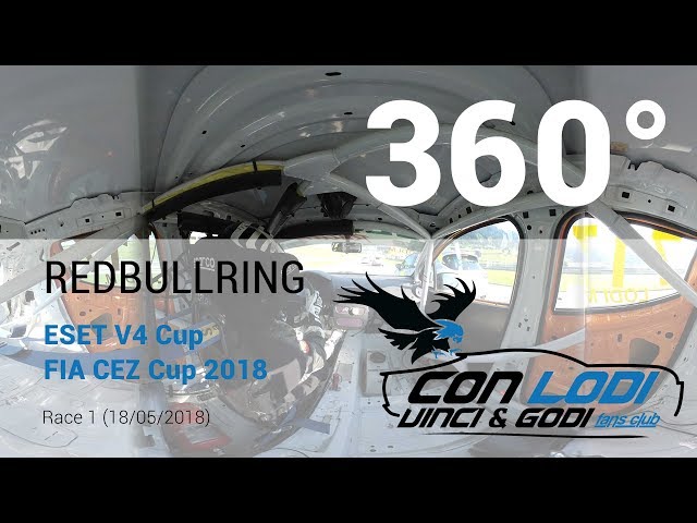 Matthias Lodi - RedBull Ring ESET V4 Cup - FIA CEZ Cup 2018 Race 1 (360° Full Race)