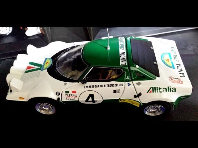 Sun Star Lancia Stratos Alitalia Rally Svezia 1975 Scala 1/18