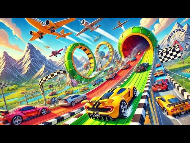 Mega Ramp GT Car Racing - Extreme Car Stunts Master Driving: Android Gameplay #3d