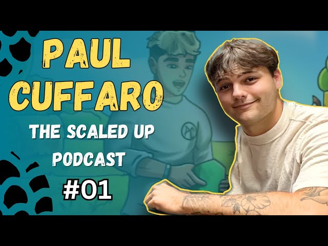 Paul Cuffaro On Sharks, His New Business, Being A FishTuber & More - Scaled Up 01