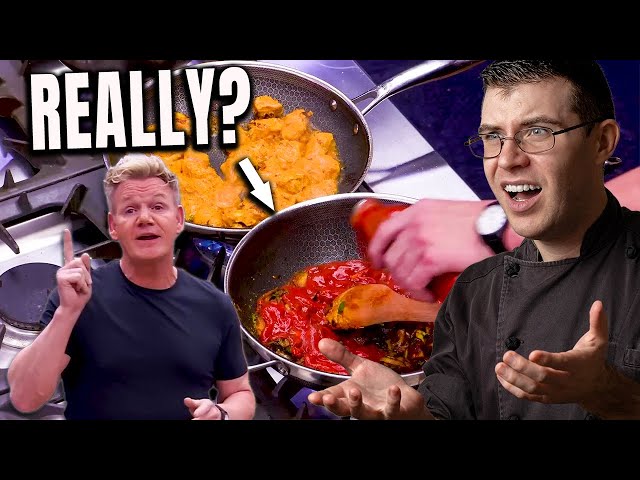 Pro Chef Reacts.. To Gordon Ramsay's CURRY IN A HURRY!