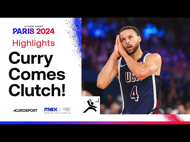 Stephen Curry comes CLUTCH as USA win Olympic Gold again 🥇 | FULL fourth-quarter | #Paris2024