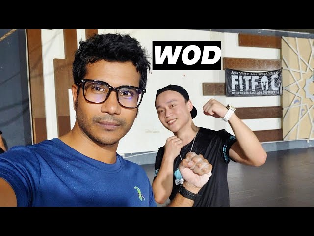 💪 Epic WOD with Fitness Factory Gang at Kuching Civic Centre! 🏋️‍♂️🔥