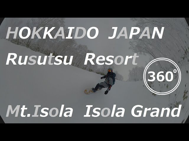 【360° videos】360° Ski resorts in Japan【HOKKAIDO Rusutsu Resort】Mt.Isola Isola Grand