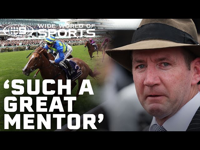 Emotional trainer and jockey interviews after inspirational win | Wide World of Sports