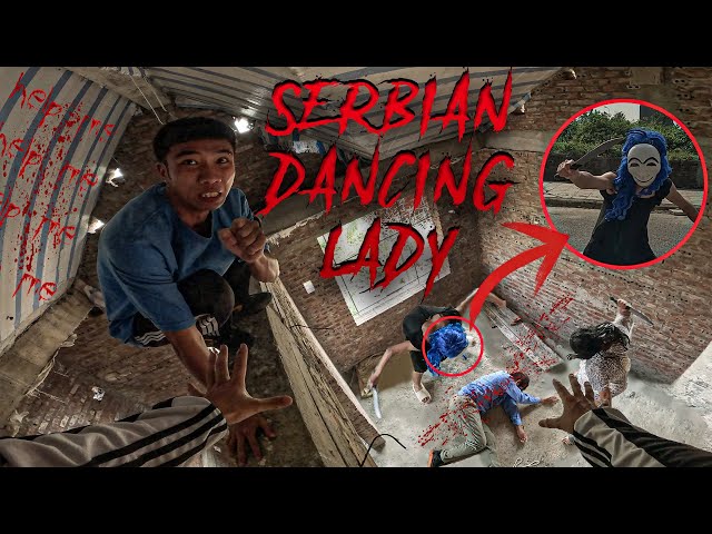 SERBIAN DANCING LADY REAL LIFE ESCAPE 30.0 | Horror Parkour Pov Short | Bubbles 3Run