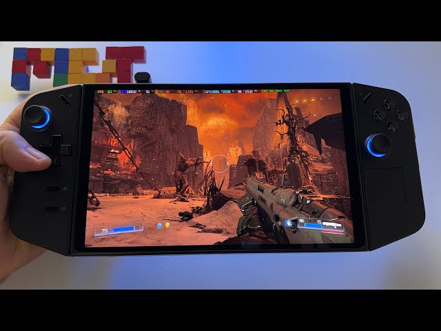 Doom + Vulkan API on Lenovo Legion Go | 1200p high graphics