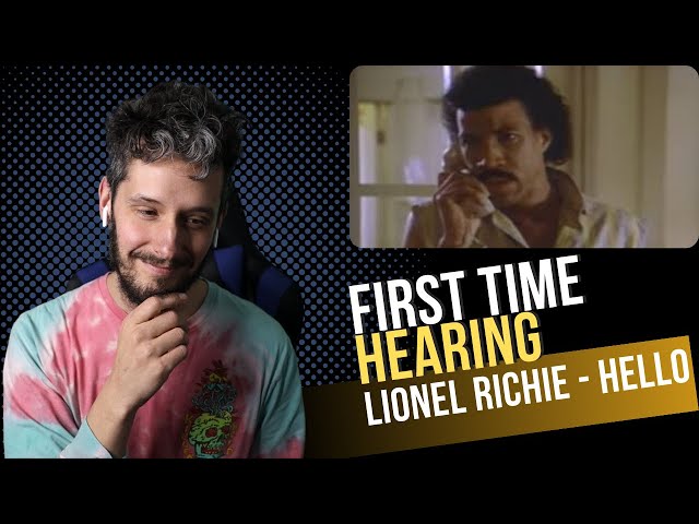 Honest Reaction ( First time hearing ) | Lionel Richie - Hello Official Music Video