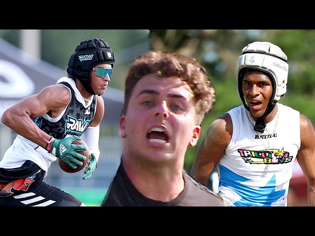 "Don't Shake Their Hand." Inside The MEANEST RIVALRY In 7on7. Raw & Trillion Boys HATE Each Other 😱