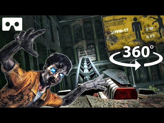 360° VR Zombie Armageddon Roller Coaster