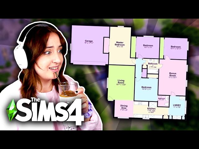 Using The Sims 4 to recreate a floorplan so bad it should be illegal