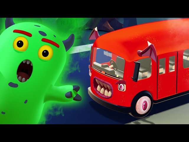 Wheels On The Bus Halloween Special Song 3D Nursery Rhymes by Hoopla Halloween