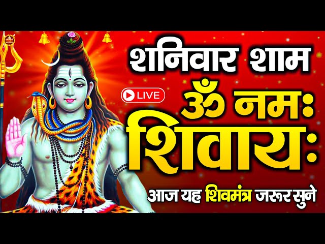 LIVE: ॐ नमः शिवाय धुन | Om Namah Shivaya ShivDhun | NonStop ShivDhun | Daily Mantra