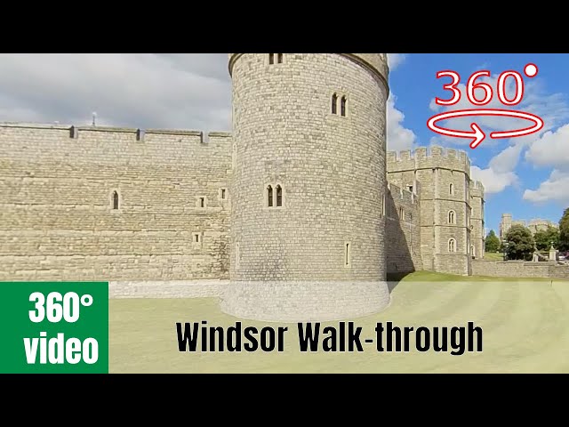 Windsor Town in England 360° Video #360video